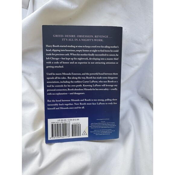 Book- Title Nightwork By Best Selling Author Nora Roberts. Pre-owned Good - Picture 2 of 5